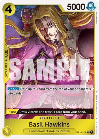 Basil Hawkins (OP10-109) (Reprint) [Premium Booster -The Best- Vol. 2]