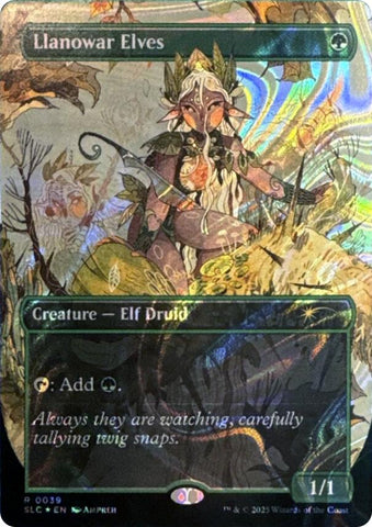 Llanowar Elves (Halo Foil) [Secret Lair Countdown Kit]