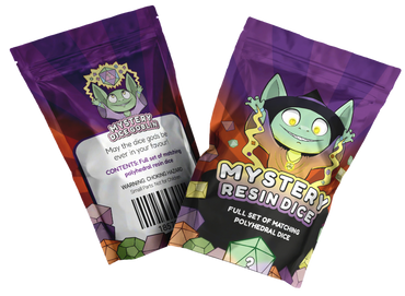 Mystery Dice Goblin - Halloween - Mystery Resin Dice Pack