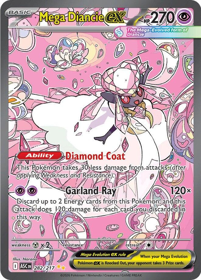Mega Diancie ex (282/217) [Mega Evolution: Ascended Heroes]