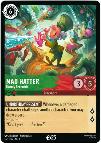 Mad Hatter - Unruly Eccentric (16) [D23 Promos]