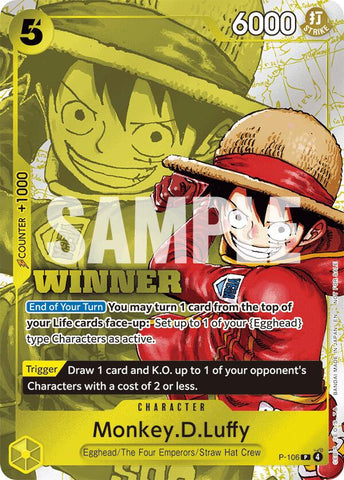 Monkey.D.Luffy (Winner Pack 2026 Vol. 2) [One Piece Promotion Cards]