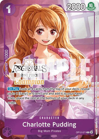 Charlotte Pudding (Regionals Champion Card Set 26-27) [One Piece Promotion Cards]
