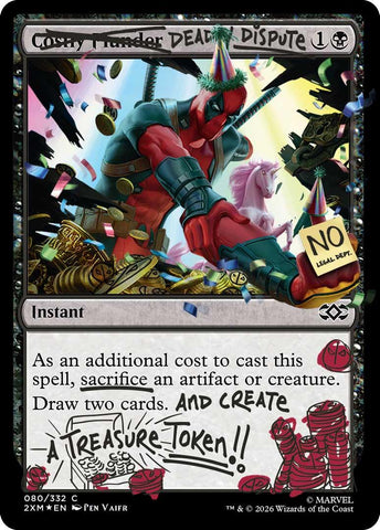 Deadly Dispute (080) (Pool Party Foil) [Secret Lair Drop Series]