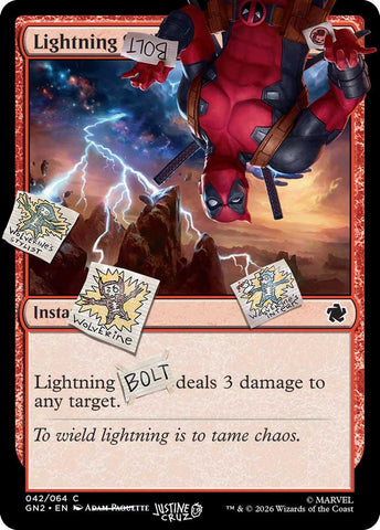 Lightning Bolt (042) [Secret Lair Drop Series]