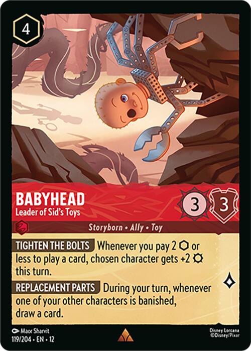 Babyhead - Leader of Sid's Toys (119/204) [Wilds Unknown]