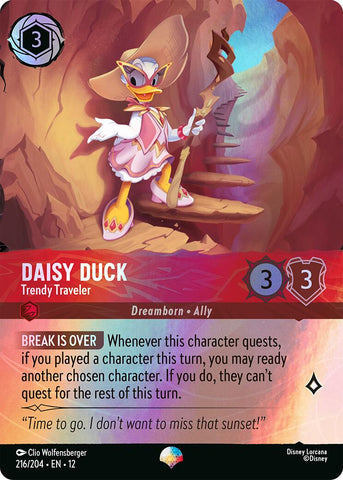 Daisy Duck - Trendy Traveler (Epic) (216/204) [Wilds Unknown]