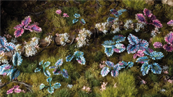 GAMER'S GRASS LASER CUT PLANTS - ALIEN MONSTERA