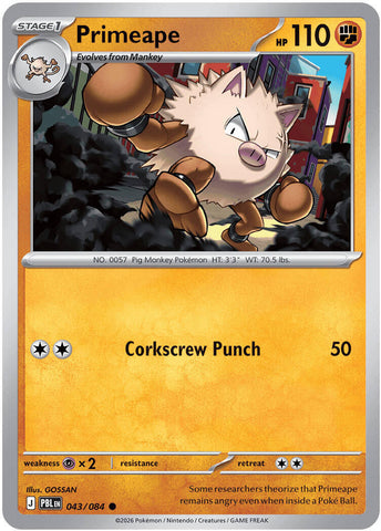 Primeape (043/084) [Mega Evolution: Pitch Black]