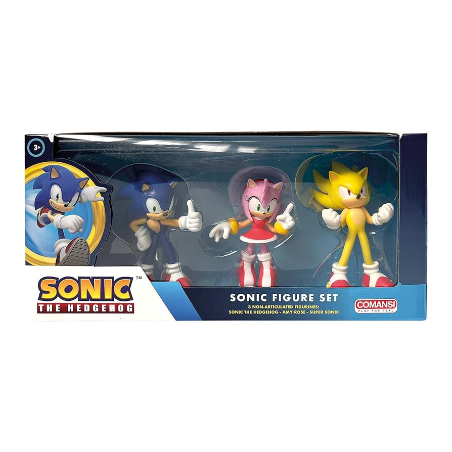Sonic the Hedgehog Gift Box Set Mini figures Sonic - 3 Figures