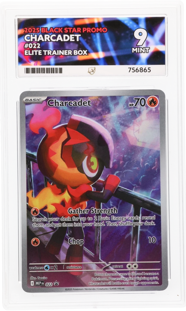 Charcadet - 022 - Black Star Promo - Ace Graded Card 9 - #756865