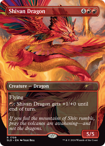 Shivan Dragon (Rainbow Foil) [Secret Lair Drop Series]
