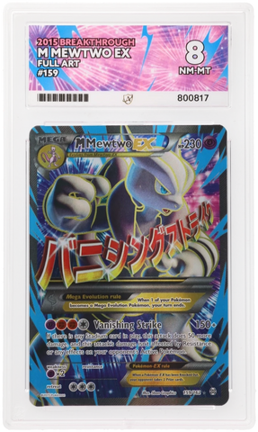 M Mewtwo EX - 159/162 - Breakthrough - Ace Graded Card 8 - #800817