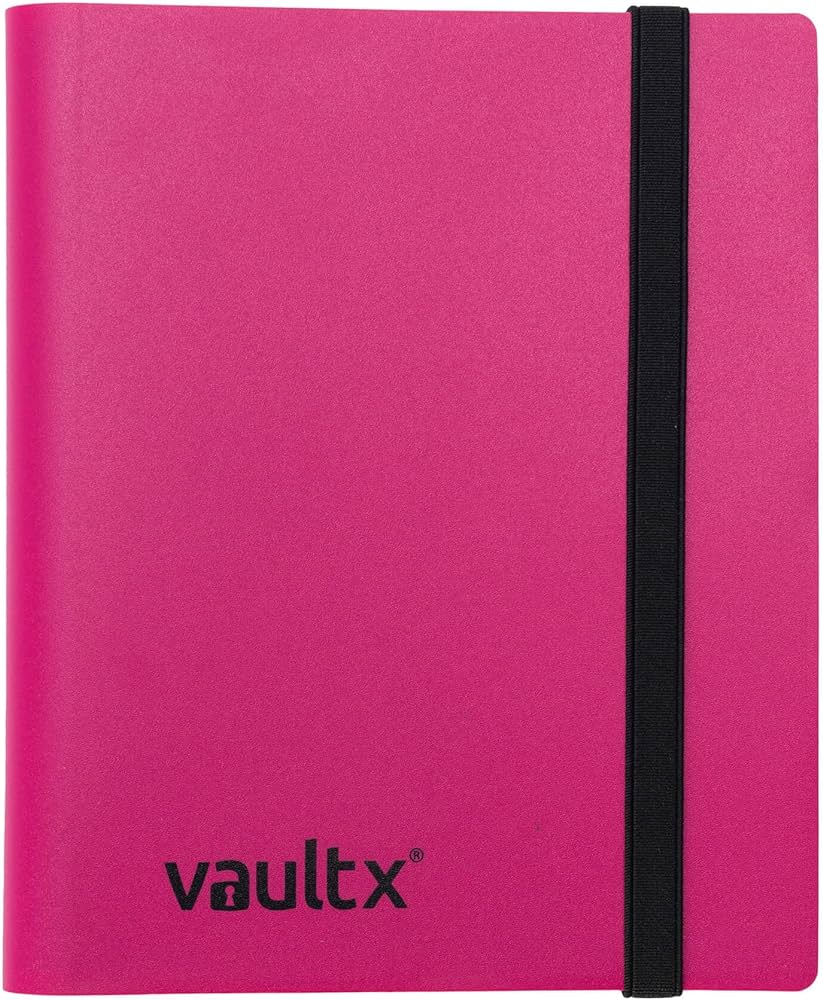Vault X - 4-Pocket Strap Binder - Pink