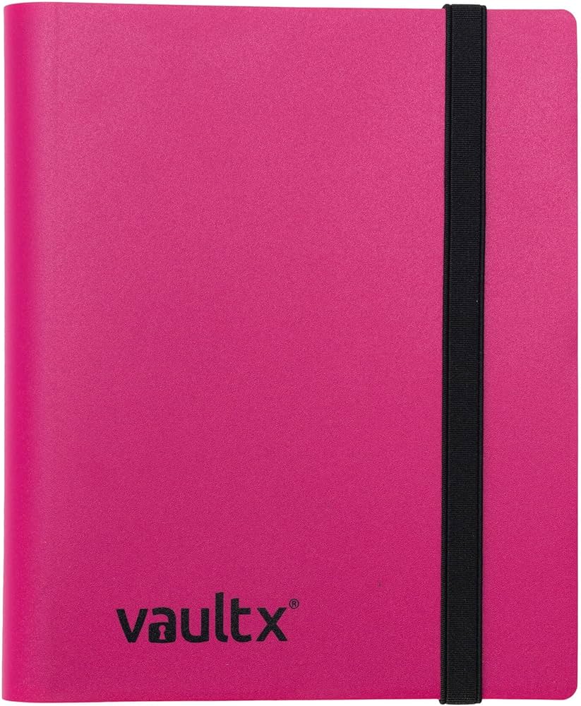 Vault X - 9-Pocket Strap Binder - Pink