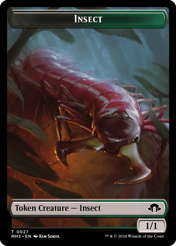 Eldrazi Spawn // Insect (0027) Double-Sided Token [Modern Horizons 3 Tokens]