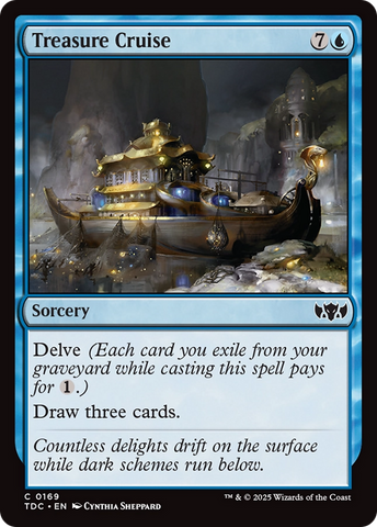 Treasure Cruise [Tarkir: Dragonstorm Commander]