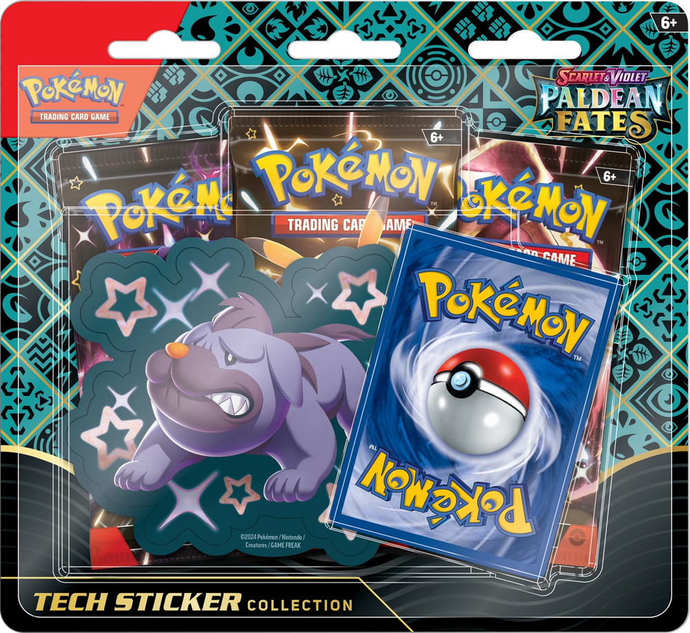 Pokemon TCG: Scarlet & Violet 4.5 - Paldean Fates - Tech Sticker Collection - Maschiff