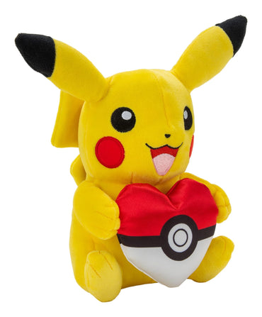 Pokemon 8" Pikachu with Heart Seasonal Plush