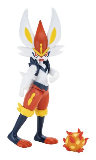 Pokemon - 4.5 Inch Battle Feature Figure - Cinderace