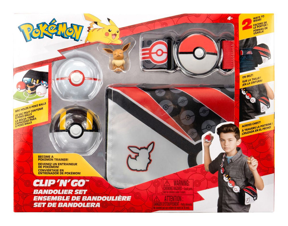Pokemon - Clip N Go - Bandolier Set - Eevee