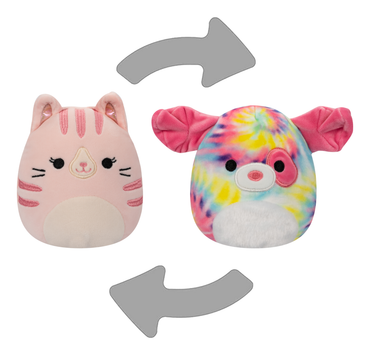 Squishmallow 5" Flip-A-Mallows - Laura/Shena