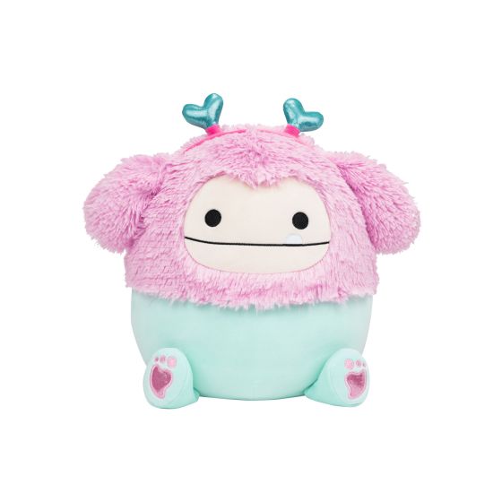Squishmallows 7.5 Plush - Bessem the Hot Pink Big Foot with head bobbers