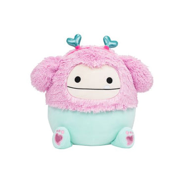 Squishmallows 7.5 Plush - Bessem the Hot Pink Big Foot with head bobbers