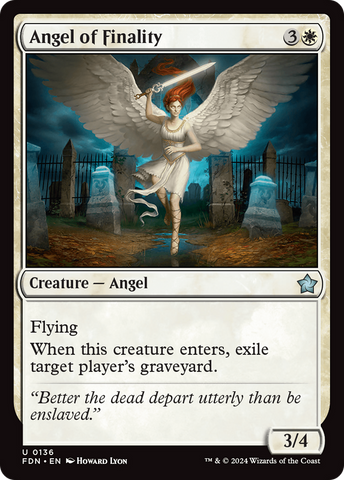 Angel of Finality [Foundations]