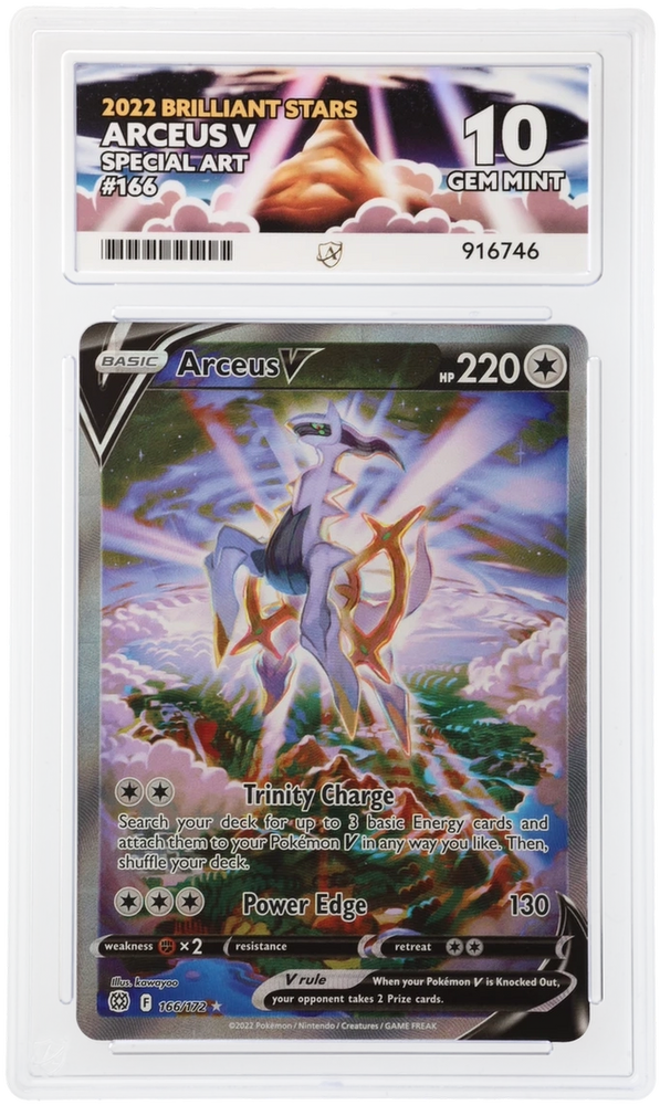 Arceus V - 166/172 - Brilliant Stars - ACE Graded Card 10 - #916746
