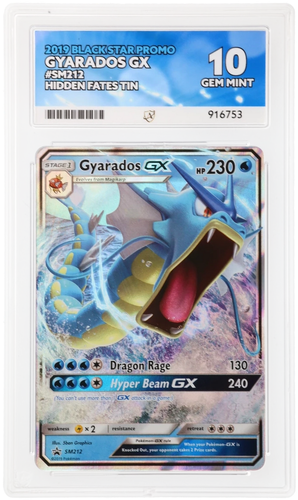 Gyarados GX - SM212 - Black Star Promo - ACE Graded Card 10 - #916753
