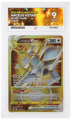 Arceus Vstar - 184/172 - Brilliant Stars - Ace Graded Card 9 - #916760