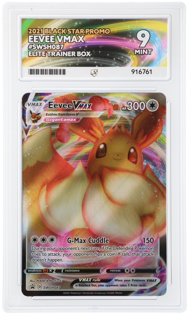 Eevee Vmax - SWSH087 - Black Star Promo - Ace Graded Card 9 - #916761