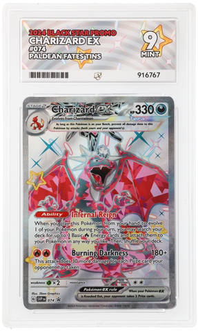 Charizard ex - SVP074 - Black Star Promo - Ace Graded Card 9 - #916767