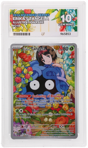Erika's Tangela - 218/217 - Ascended Heroes - ACE Graded Card 10 - #965853