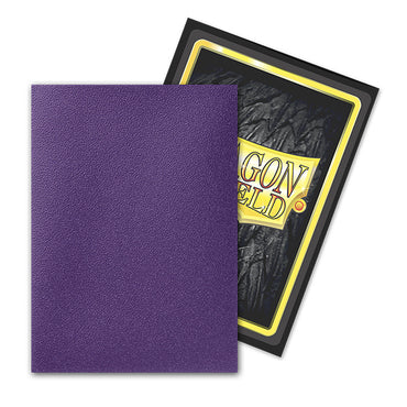 Dragon Shield - Dual Matte Art Standard Size Sleeves 100pk - Limited Edition Metallic Soul Purple
