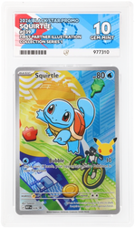 Bulbasaur & Charmander & Squirtle - 037 & 038 & 039 - Black  Star Promo - ACE Graded Card 10 - #977313 & 977311 & 977310