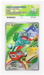 Bulbasaur & Charmander & Squirtle - 037 & 038 & 039 - Black  Star Promo - ACE Graded Card 10 - #977313 & 977311 & 977310