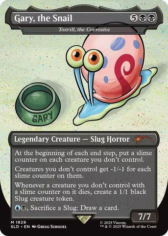 Gary, the Snail - Toxrill, the Corrosive [Secret Lair Drop Series]