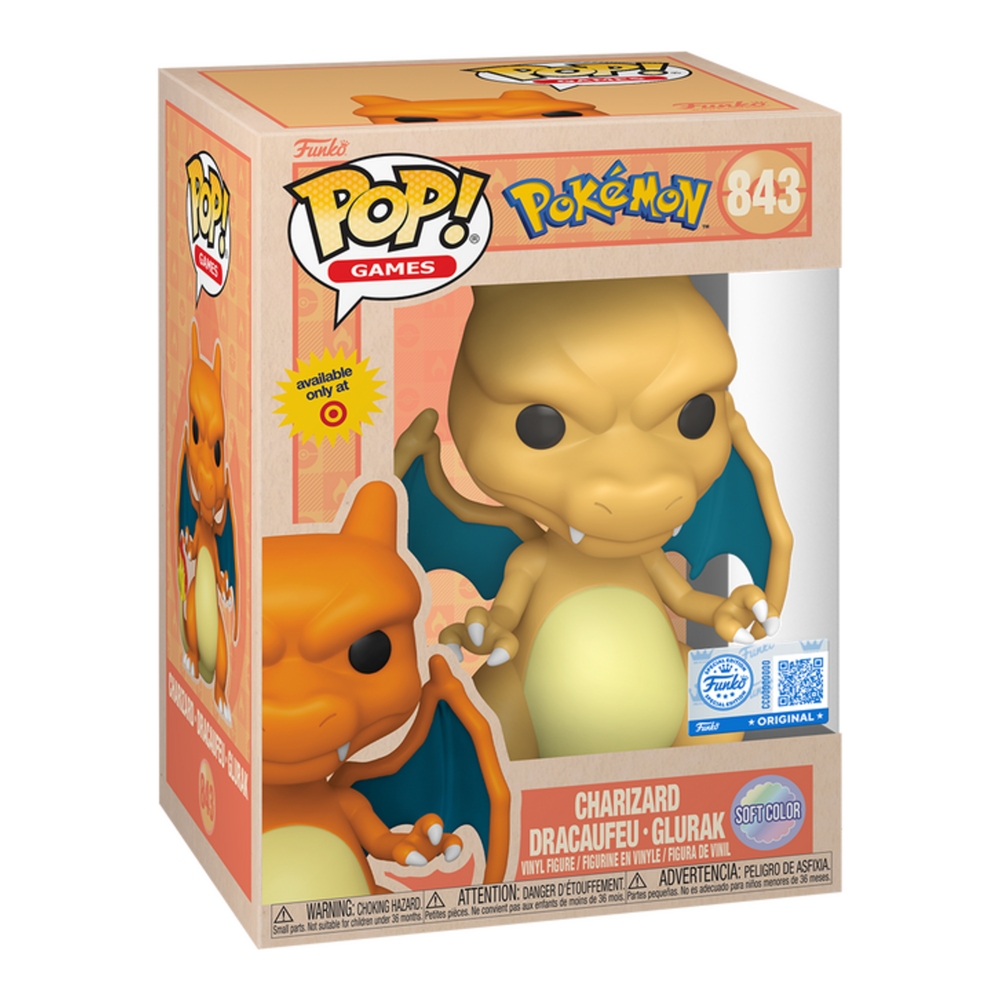 Pop! Vinyl - Pokemon - Charizard (Soft Colour)