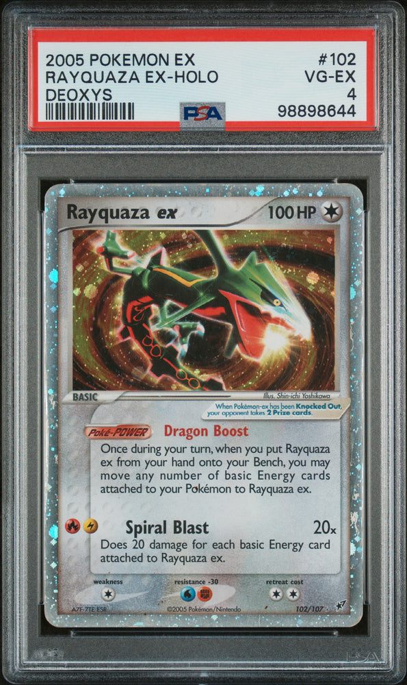 Rayquaza ex - 102/107 - Holo Deoxys - PSA Graded Card 4 - #98898644