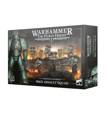 THE HORUS HERESY: LEGIONES ASTARTES: MKIV ASSAULT SQUAD ** RELEASES 08/08/2029 **
