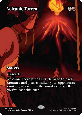 Volcanic Torrent (Borderless) [Avatar: The Last Airbender: Eternal-Legal]