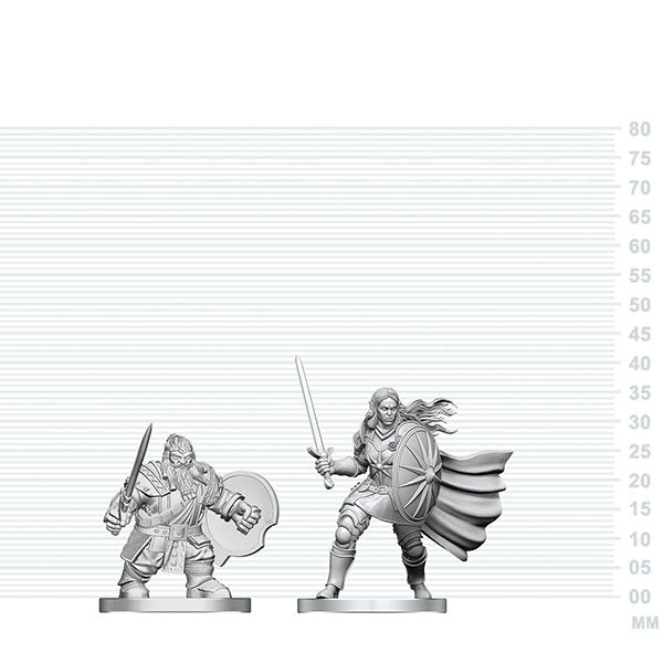 Nolzer's Marvolous Miniatures: Dwarf Fighter & Orc Paladin ** RELEASES 26/08/2026 **