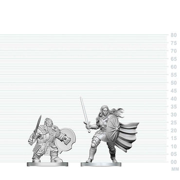 Nolzer's Marvolous Miniatures: Dwarf Fighter & Orc Paladin ** RELEASES 26/08/2026 **