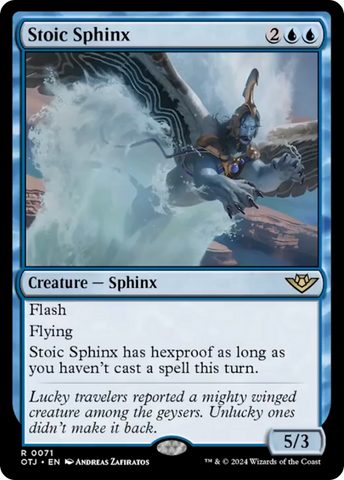 Stoic Sphinx [Outlaws of Thunder Junction]