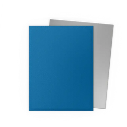 Dragon Shield - Dual Matte Standard Size Sleeves 100pk - Blue/Silver 25th Special Edition