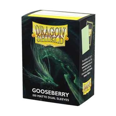 Dragon Shield - Dual Matte Standard Size Sleeves 100pk - Gooseberry