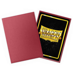 Dragon Shield - Non-Glare Standard Size Sleeves 100pk Blood Red