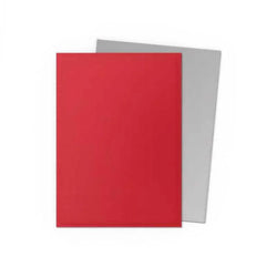 Dragon Shield - Dual Matte Standard Size Sleeves 100pk - Crimson & Silver